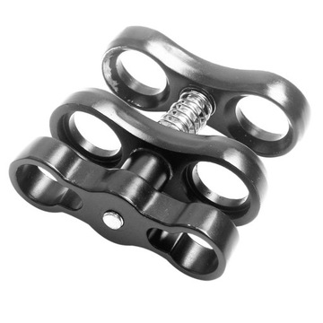 2x алюминиевые зажимы-бабочки для фонаря для дайвинга