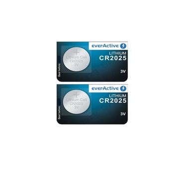 2 x bateria litowa CR2025 EverActive DL2025 CR 2025
