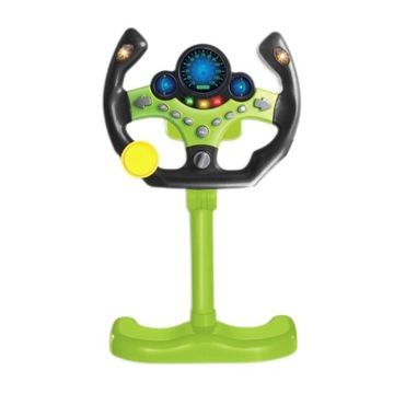 Symulowana kierownica dla dzieci Electric Green