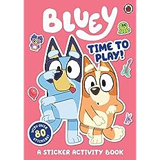 BLUEY TIME TO PLAY STICKER ACTIVITY