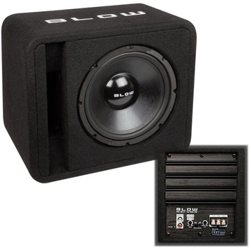 SKRZYNIA BASOWA 200W AKTYWNA WZMACNIACZ SUBWOOFER