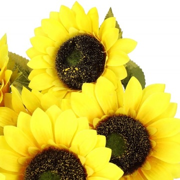 ПОДСОЛНУХ БУКЕТ ПОДСОЛНУХИ ИСКУССТВЕННЫЕ ЦВЕТЫ Веточки 57см ДЛЯ ВАЗЫ 2шт