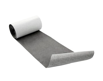 MATERIAŁ ZAMSZ FOLIA SAMOPRZYLEPNA KLEJ 10x140cm SZARA