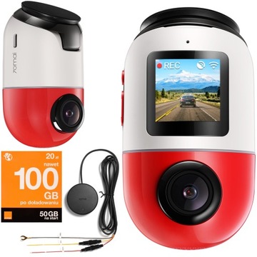 Kamera samochodowa 70mai Omni 64GB + kit UP04 +SIM