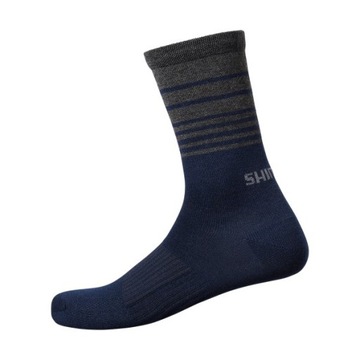 Skarpetki Shimano Wool Wysokie Navy L-XL 45-48