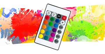 ПУЛЬТ ДИСТАНЦИОННОГО УПРАВЛЕНИЯ ДЛЯ СВЕТОДИОДНЫХ ЛЕНТ, RGB СВЕТОДИОДОВ, 24 ИК-КЛАВИШ