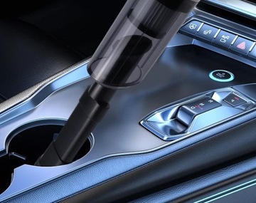 Ручной автомобильный пылесос, беспроводной, перезаряжаемый + полезные насадки