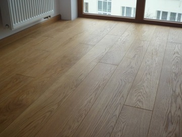 DESKA DĄB Natur dębowa 15x150x700-1400mm Lakier