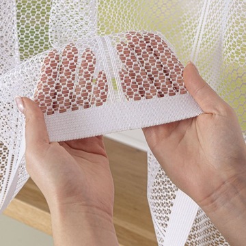 Firana na metry żakard 250 Dzika Siatka