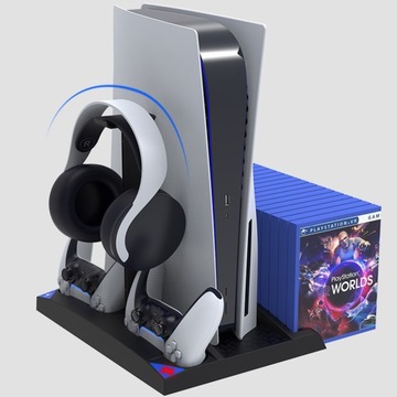 Chłodząca Podstawka iPega na PS5 Pady Słuchawki