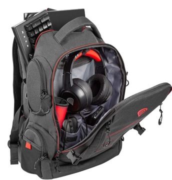 РЮКЗАК ДЛЯ НОУТБУКА GENESIS PALLAD 550 17,3 ДЮЙМА, ЧЕРНЫЙ