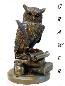 СОВА С ПЕРО НА КНИГАХ УЧИТЕЛЬ ВЕРОНЕЗЕ v