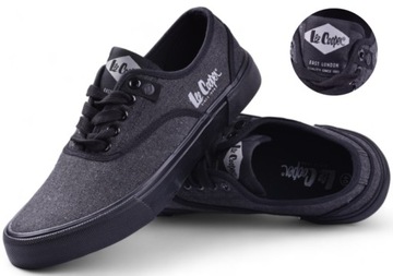 Buty Męskie Lee Cooper Trampki czarne klasyczne Sportowe -2150 r.41