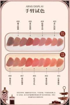 Цветок Знает Шоколадный Магазин Облачный Крем Для Губ Нежный Прозрачный Тонкий Осенний И