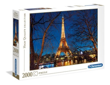 PUZZLE 2000 EL Paryż Nocą Clementoni 32554