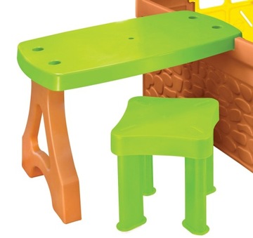 САДОВЫЙ ДОМИК ДЛЯ ДЕТЕЙ СО СТОЛОМ И Табуреткой MOCHTOYS Polish