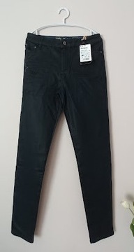Desigual spodnie exotic jeans efekt woskowanych 34