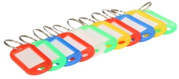 ИДЕНТИФИКАТОР ДЛЯ КЛЮЧЕЙ 100ШТ ОДНОСТОРОННИЙ 50Х20