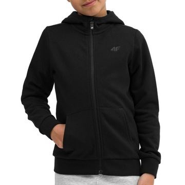 BLUZA 4F CHŁOPIĘCA DZIECIĘCA Z KAPTUREM ROZPINANA M219-20S r.164 BAWEŁNIANA