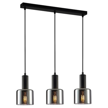 Italux Santia PND-65342-3-BK+SG lampa wisząca żyrandol