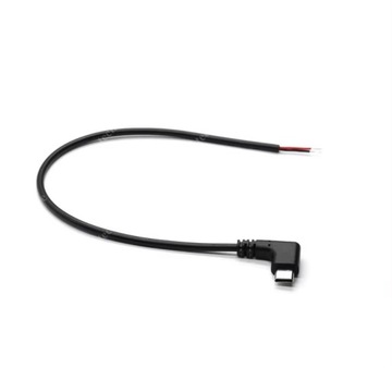РАЗЪЕМ USB-C С 4-КОНТАКТНЫМ КАБЕЛЕМ, 30 СМ, питание + данные, 22AWG, 5 В/3 А