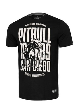T-shirt męski okrągły dekolt PITBULL rozmiar M
