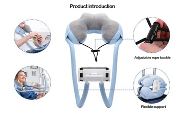 Держатель для телефона с подушкой для шеи, регулируемая гусиная шея ROGAL