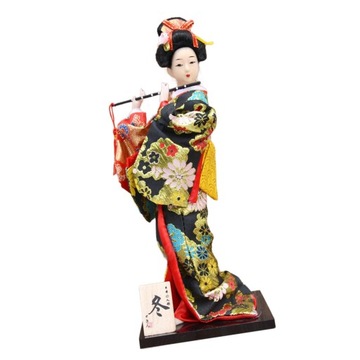 Japońska gejsza Kimono lalka 30cm japońska statua orientalna lalka w stylu