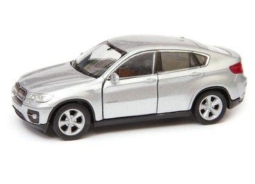 BMW X6 1:34 - 39 WELLY srebrny
