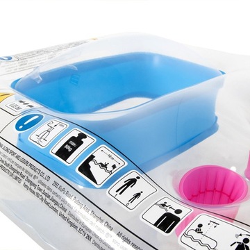 MATERAC PLAŻOWY DMUCHANY POMPOWANY DO PŁYWANIA POCKET 173x63 CM