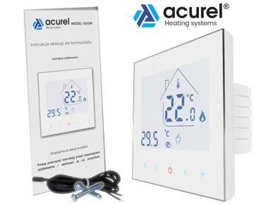 Термостат, регулятор комнатной температуры для фольги и нагревательного коврика Wi-Fi