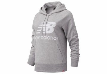 Bluza damska NEW BALANCE szara z kapturem S