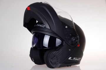 LS2 FF908 Strobe II ECE22.06 P/J Black Mat System Pinlock