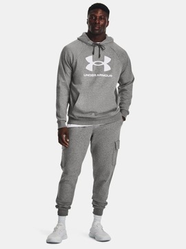 BLUZA MĘSKA Z KAPTUREM UNDER ARMOUR DRESOWA SPORTOWA BAWEŁNA 1379758