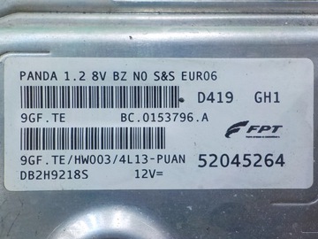 BMW 3 E90 FACELIFT 2.0 D 10R 4D ŘÍZENÍ JEDNOTKA MOTORU 52045264 BC0153796A