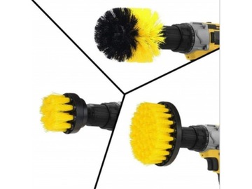 Szczotka szczotki do czyszczenia na wkrętarkę 3pcs