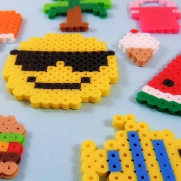 НАБОР ГЛАДЯЩИХ БУСИН 5000 ШТ + ШАБЛОНЫ