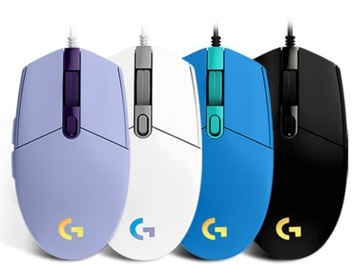 Mysz Logitech G102 LIGHTSYNC Gamingowa Liliowa