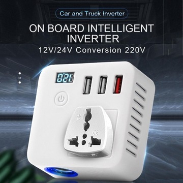 Интеллектуальный инвертор мощностью 150 Вт, преобразователь 12 В