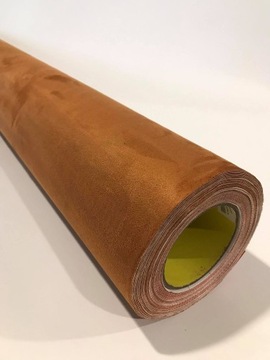 ЗАМША ФЛОК ФОЛЬКА Коричневая КРАСНАЯ Супер Качество 145Х50