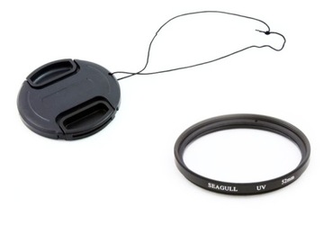 ZESTAW OCHRONNY FILTR UV + DEKIELEK na 55mm 55 mm