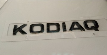 Черная эмблема с надписью SKODA KODIAQ OEM QUALITY*