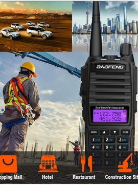 Baofeng UV-82 8W Walkie Talkie High Power Черный