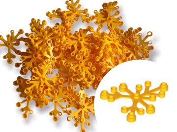 LEGO 2417 LIŚĆ BRIGHT LIGHT ORANGE Kwaitek 5 szt