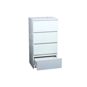Komoda 50 cm 4 szuflady biała