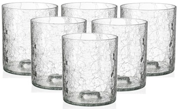 Doniczka Osłonka szklana Cylinder STANDARD dekoracyjna pakiet 6 szt. OSCM