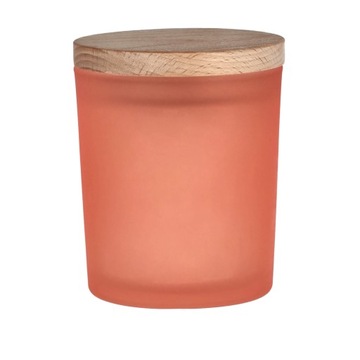 Pojemnik szklany pod zalew świec 205 ml z pokrywką