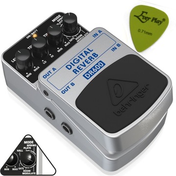 DR600 Digital Reverb Podłogowy efekt gitarowy Behringer