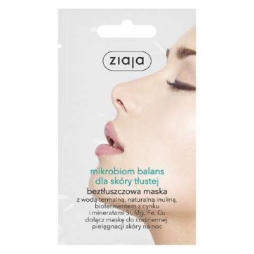 ZIAJA MIKROBIOM BALANS Maska do skóry tłustej, 7ml