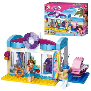 KLOCKI SLUBAN SKLEP NA PLAŻY GIRLS DREAM 180 EL.
